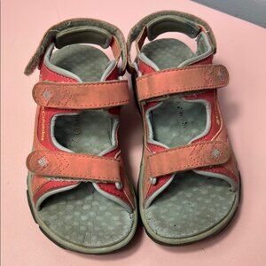 Columbia Pink Sporty Sandals with Adjustable Straps